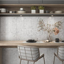 Italian Carrara Honed Herringbone Marble Mosaics 12 1/8x13 3/8