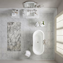 Italian Carrara Polished Marble Tiles 12x12