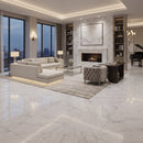 Italian Carrara Polished Marble Tiles 18x18