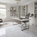 Italian Carrara Polished Marble Tiles 18x18