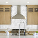 Italian Carrara Polished Marble Tiles 2 3/4x5 1/2