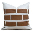 GobekUsa Italian Light Luxury Brown Cushion Cover for Sophisticated Home Decor.