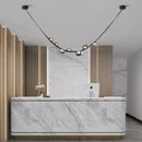 GobekUsa Italian Light Luxury Leather Chandelier for Dining Room and Living Room