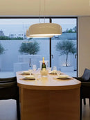 GobekUsa Italian Minimalist Round LED Ceiling Lamp Black White Bedroom Light