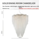 GobekUsa Crystal Tassel Pendant Light: Italian Postmodern Luxury for Bedroom & Restaurant