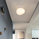 GobekUsa Gregg Pendant Lamp: White Bubble Glass Italian Design for Home, Kitchen, Restaurant