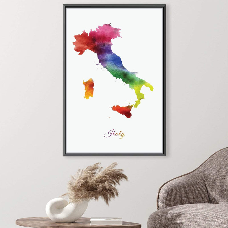 Italy Rainbow Canvas