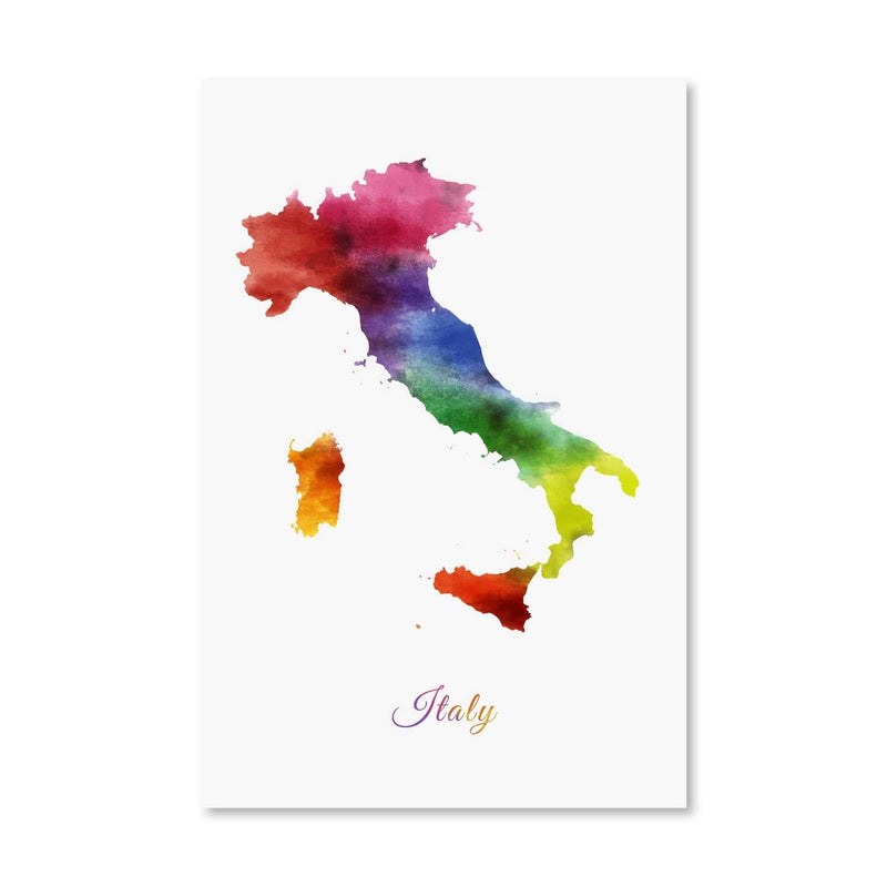 Italy Rainbow Canvas