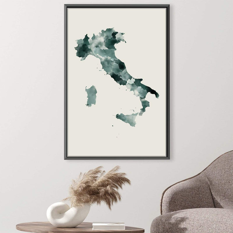 Italy Watercolor Canvas