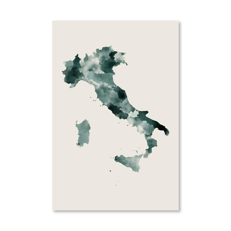 Italy Watercolor Canvas