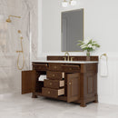 James Martin Brookfield 60" Single Bathroom Vanity, Honey Oak