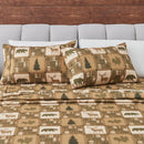 Lodge Printed Sheet Set - Mountain Ridge Collection by Great Bay Home
