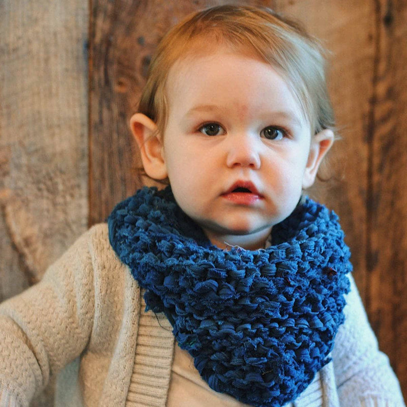 Itty Bitty Kiddie Kerchief Knitting Pattern