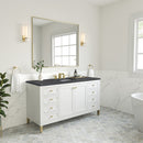 James Martin Chicago 60" Single Bathroom Vanity, Glossy White