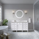 James Martin Brittany 60" Single Bathroom Vanity, Bright White