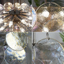 Iviana Iridescent Clear Disc Chandelier