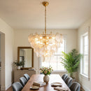 Iviana Iridescent Clear Disc Chandelier