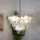 Iviana Iridescent Clear Disc Chandelier