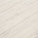 Wool Area Rug Hand Loomed Ivory and Blue Tribal Border Design with Brown Accents by The Rug Decor