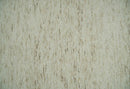 Ivory and Brown Abstract Hand Tufted Multi Size Natural Wool Area Rug