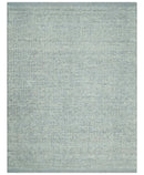 Ivory and Charcoal Traditional Abstract Hand Knotted 8x10 Wool Area Rug by The Rug Decor