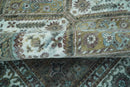 Ivory and Olive 8x10 Hand Knotted Traditional Design wool area rug by The Rug Decor