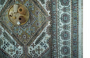Ivory and Olive 8x10 Hand Knotted Traditional Design wool area rug by The Rug Decor