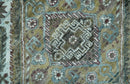 Ivory and Olive 8x10 Hand Knotted Traditional Design wool area rug by The Rug Decor