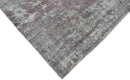 Modern Abstract Pink And Ivory Hand Loom Viscose 6x8 Area Rug