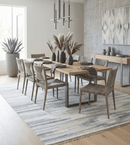 Ivory and Silver Wool Viscose Handmade Kilim Rug - Reversible Flat Weave