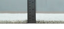 Ivory and Silver Modern Geometric Hand Tufted Natural Wool Area Rug by The Rug Decor