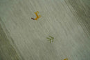 Ivory, Beige and Rust Geometrical stripes Design Hand loom 4.6x6.6 wool Area Rug by The Rug Decor