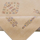 Hand Loomed Wool Area Rug Ivory Border Patterns Traditional Style Premium Quality by The Rug Decor