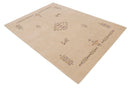 Hand Loomed Wool Area Rug Ivory Border Patterns Traditional Style Premium Quality by The Rug Decor