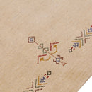 Hand Loomed Wool Area Rug Ivory Border Patterns Traditional Style Premium Quality by The Rug Decor