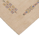Hand Loomed Wool Area Rug Ivory Border Patterns Traditional Style Premium Quality by The Rug Decor