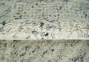 Ivory, Charcoal and Beige 8x10 hand knotted Geometrical wool Area rug by The Rug Decor