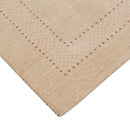 Ivory Contemporary Hand Loomed Wool Area Rug Geometric Design by The Rug Decor