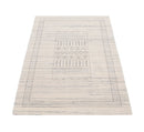 Ivory Wool Hand-Loomed Area Rug - Authentic Gabbeh Tribal Design by The Rug Decor