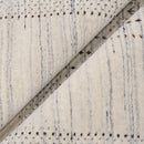 Ivory Wool Hand-Loomed Area Rug - Authentic Gabbeh Tribal Design by The Rug Decor