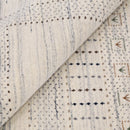 Ivory Wool Hand-Loomed Area Rug - Authentic Gabbeh Tribal Design by The Rug Decor