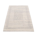 Ivory Gabbeh Design Hand Loomed Wool Area Rug