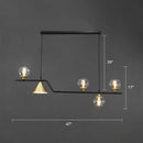 GobekUsa Ivory Glass Island Pendant Light: Geometric, Contemporary Hanging Fixture for Restaurants
