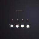GobekUsa Ivory Glass Minimalist Ball Suspension Light - Creative Island Fixture