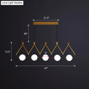 GobekUsa Ivory Glass Minimalist Ball Suspension Light - Creative Island Fixture