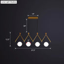 GobekUsa Ivory Glass Minimalist Ball Suspension Light - Creative Island Fixture