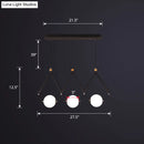 GobekUsa Ivory Glass Minimalist Ball Suspension Light - Creative Island Fixture