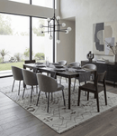 Ivory Gray Charcoal Wool Area Rug - Southwestern Hand Knotted