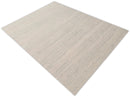 Ivory Modern Style Hand Loomed Wool Area Rug
