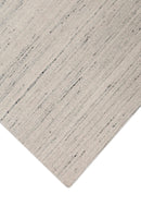 Ivory Modern Style Hand Loomed Wool Area Rug